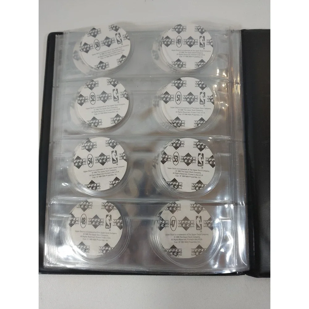 1995 Upper Deck Michael Jordan Milk Cap Pogs Set 1-54 With‎ Case